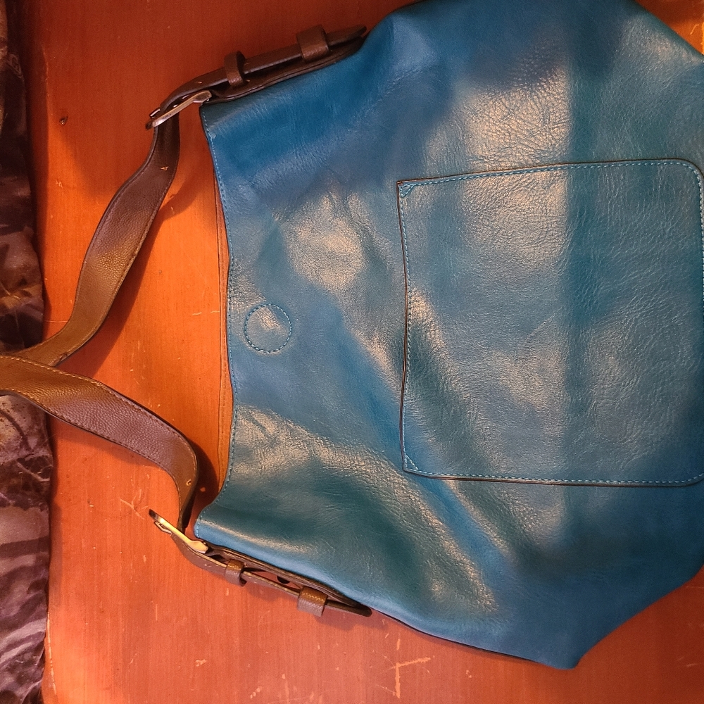 Blue purse